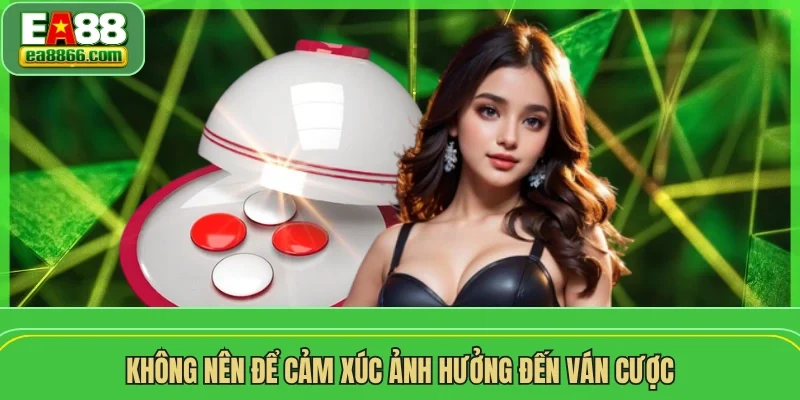 Không nên để cảm xúc ảnh hưởng đến ván cược